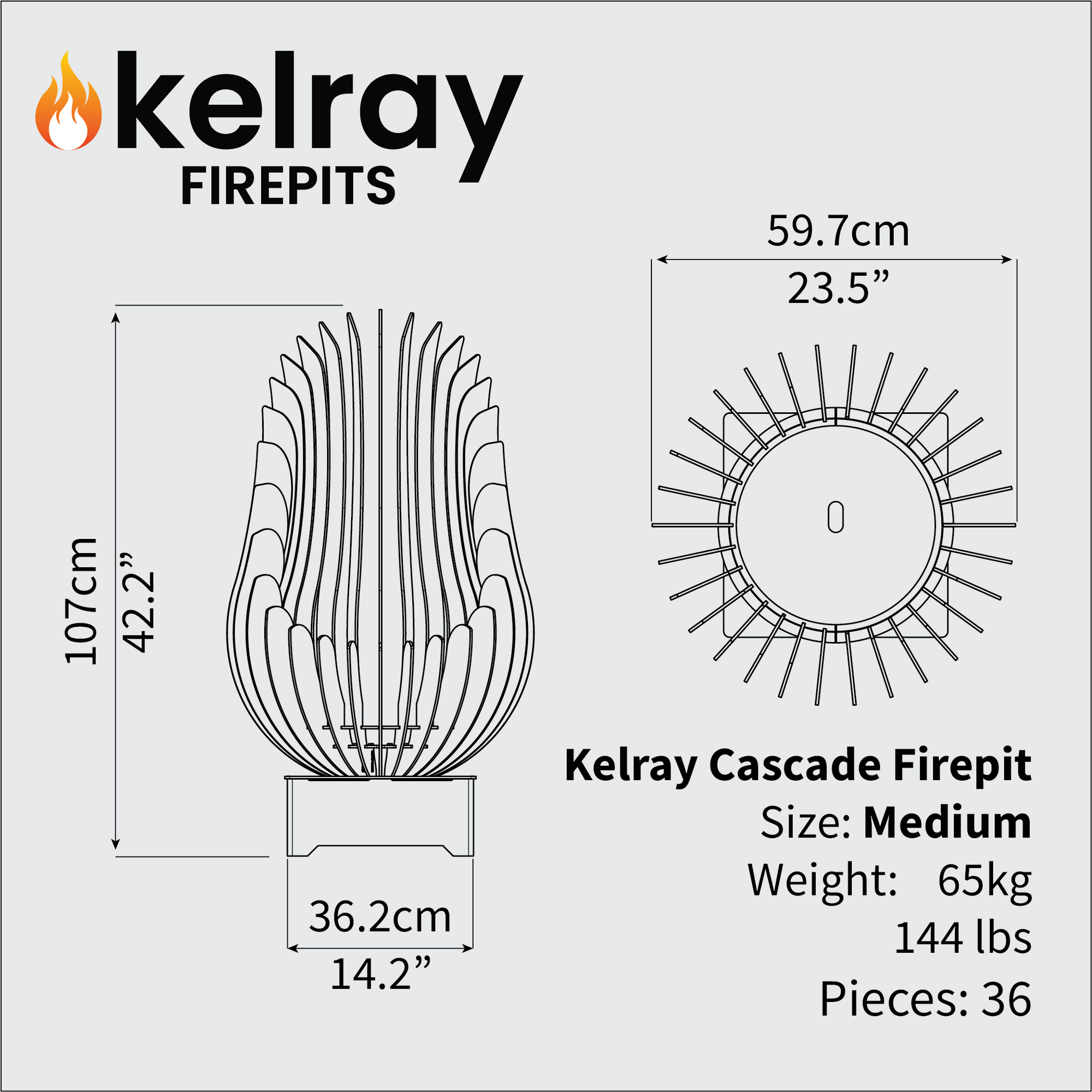 Cascade Medium - Firepit